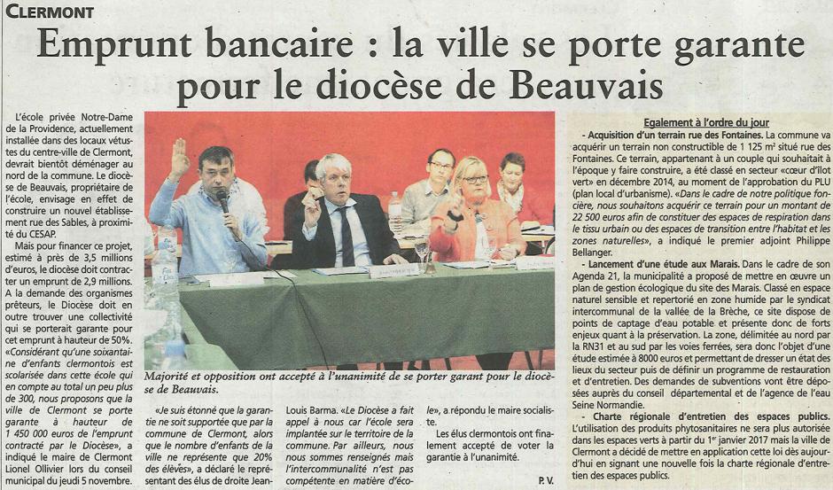 20151111-OH-Clermont-Emprunt bancaire : la ville se porte garante pour le diocèse de Beauvais