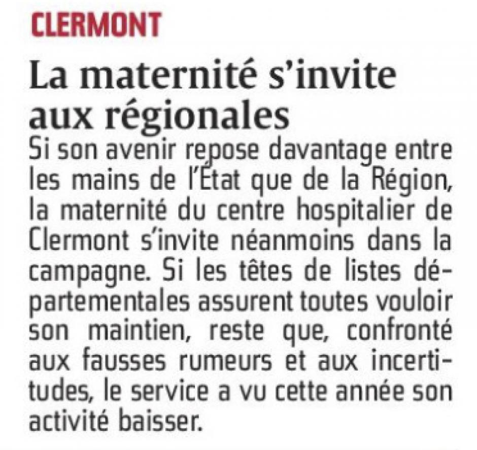 20151118-CP-NPdCP-R2015-Clermont-La maternité s'invite aux Régionales [pages régionales]