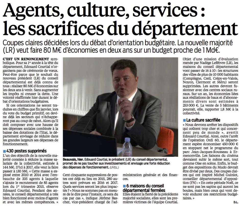 20151218-LeP-Oise-Agents, culture, services : les sacrifices du Département