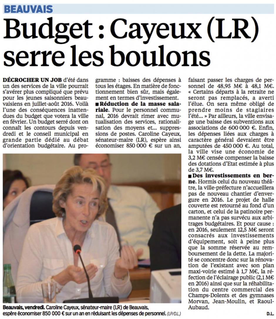 20151221-Le-Beauvais-Budget : Cayeux (ex-UMP) serre les boulons