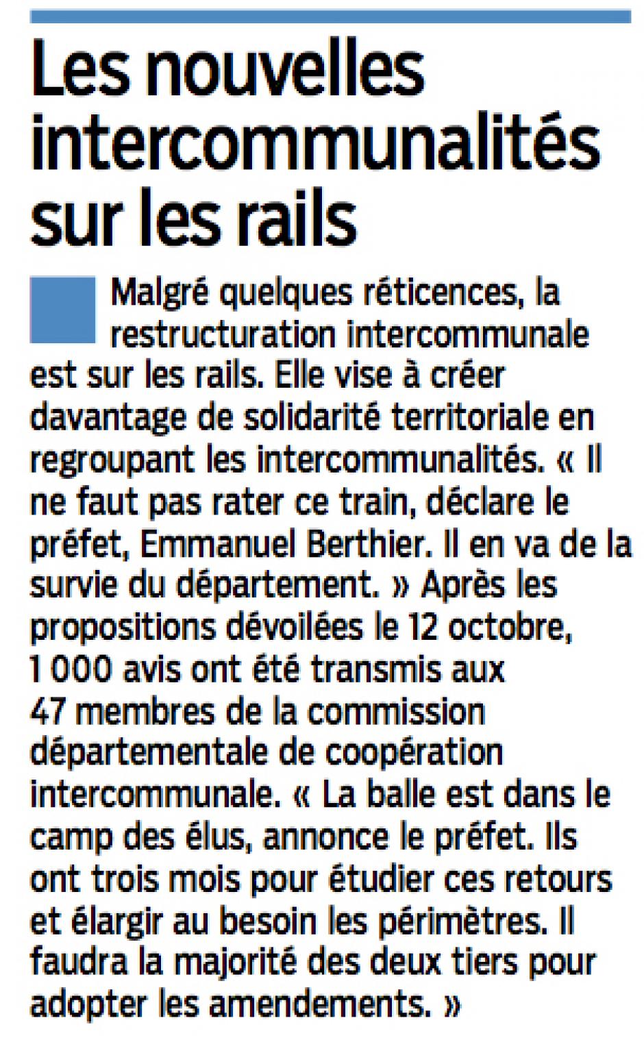 20151231-LeP-Oise-Les nouvelles intercommunalités sur les rails