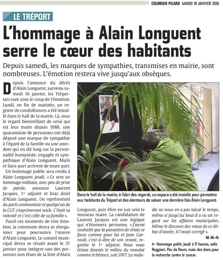 20160119-CP-Le Tréport-L'hommage à Alain Longuent serre le cœur des habitants [édition Picardie maritime]