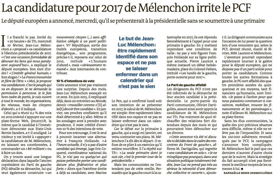 20160212-LeM-France-P2017-La candidature de Mélenchon pour 2017 irrite le PCF