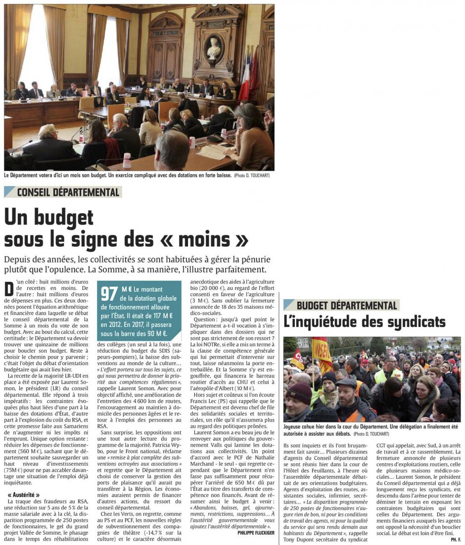 20160216-CP-Somme-Budget départemental : l'inquiétude des syndicats [édition Picardie Maritime]
