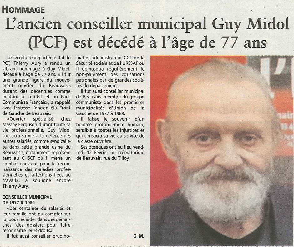 20160217-OH-Beauvais-L'ancien conseiller municipal Guy Midol (PCF) est décédé à l'âge de 77 ans