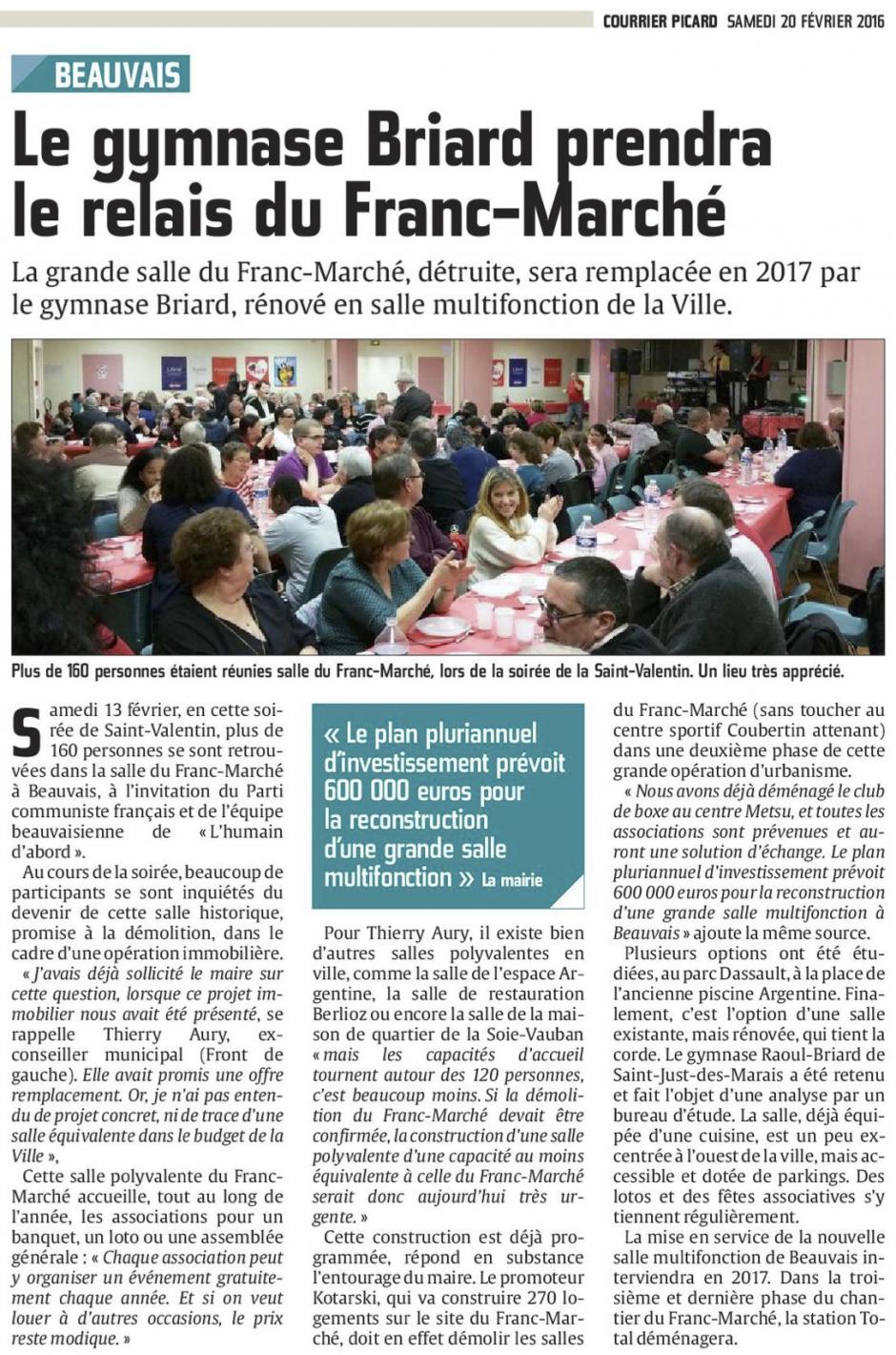 20160220-CP-Beauvais-Le gymnase Briard prendra le relais du Franc-Marché