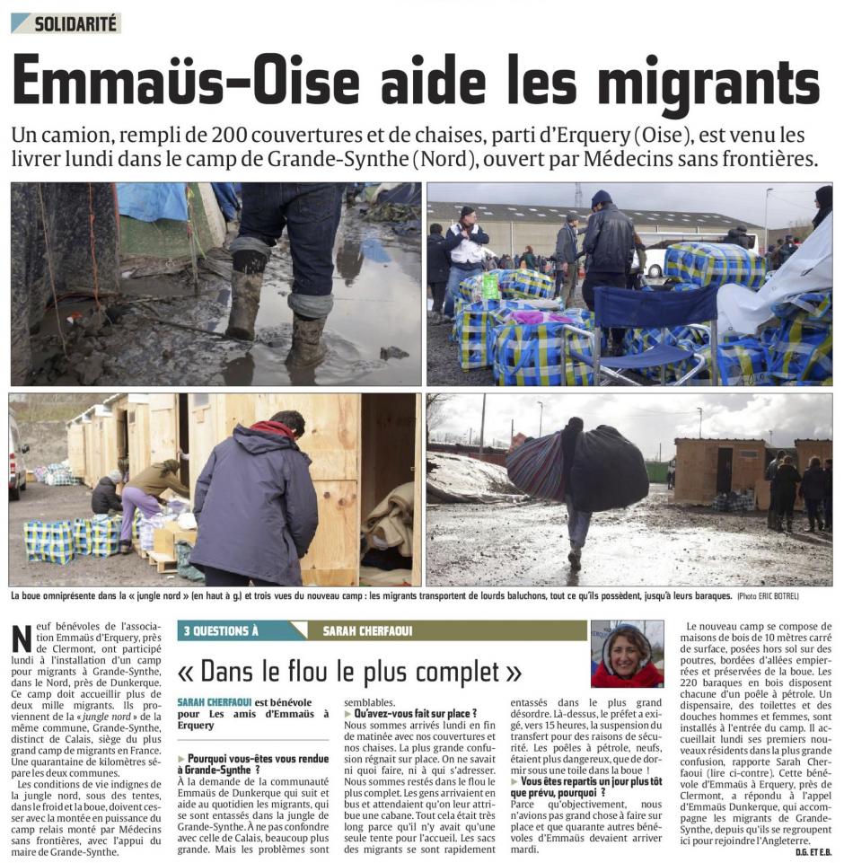 20160310-CP-Erquery-Emmaüs-Oise aide les migrants