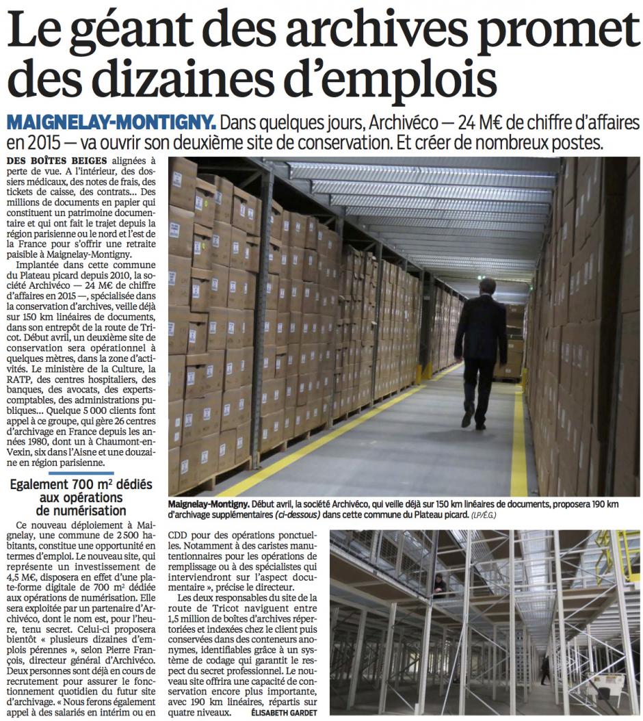 20160322-LeP-Maignelay-Montigny-Le géant des archives promet des dizaines d'emplois