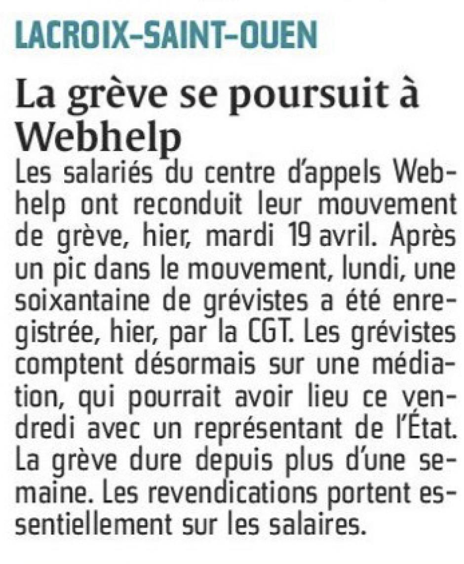 20160420-CP-Lacroix-Saint-Ouen-La grève se poursuit à Webhelp