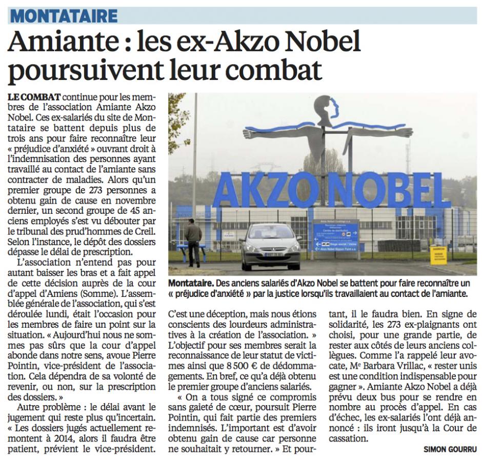 20160504-LeP-Montataire-Amiante : les ex-Akzo Nobel poursuivent leur combat