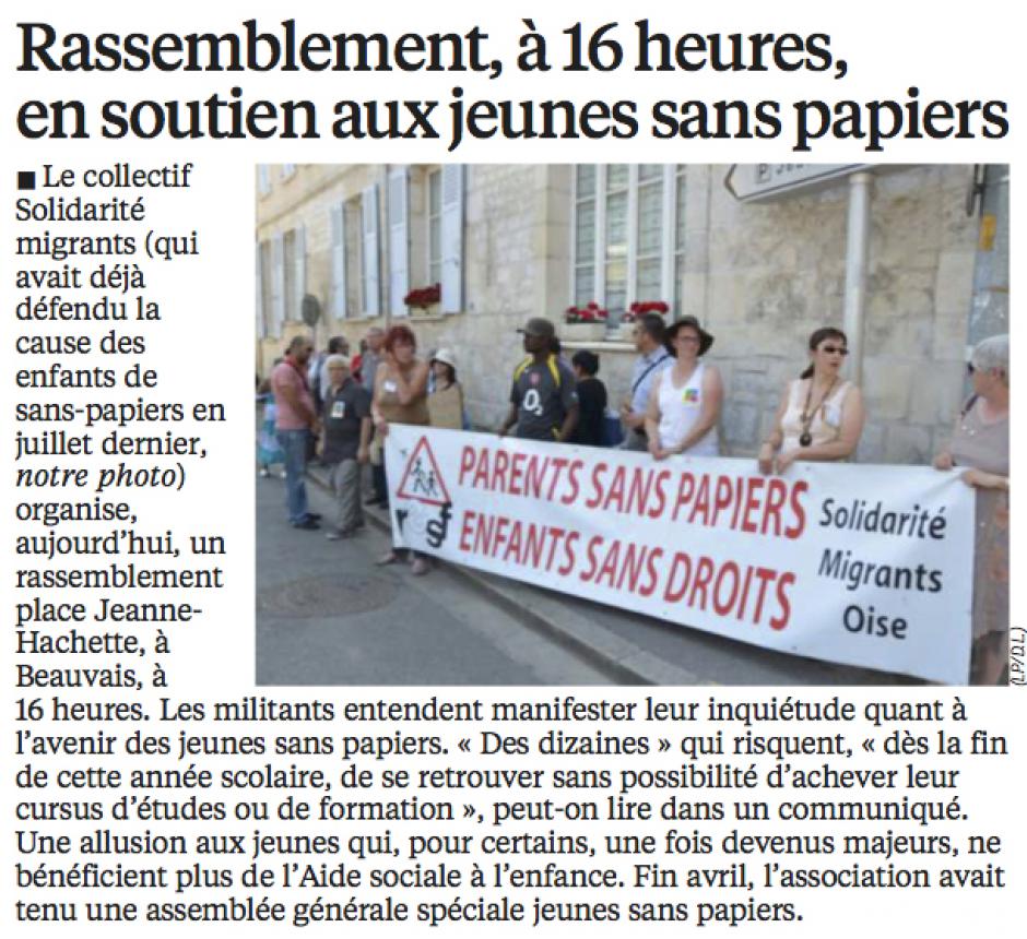 20160511-LeP-Beauvais-Rassemblement, à 16 heures, en soutien aux jeunes sans papiers