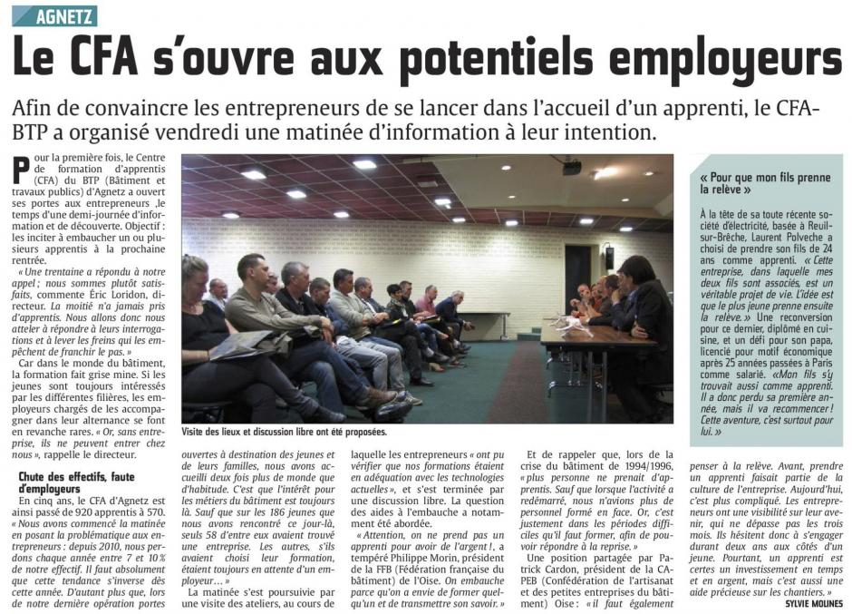 20160517-CP-Agnetz-Le CFA s'ouvre aux potentiels employeurs