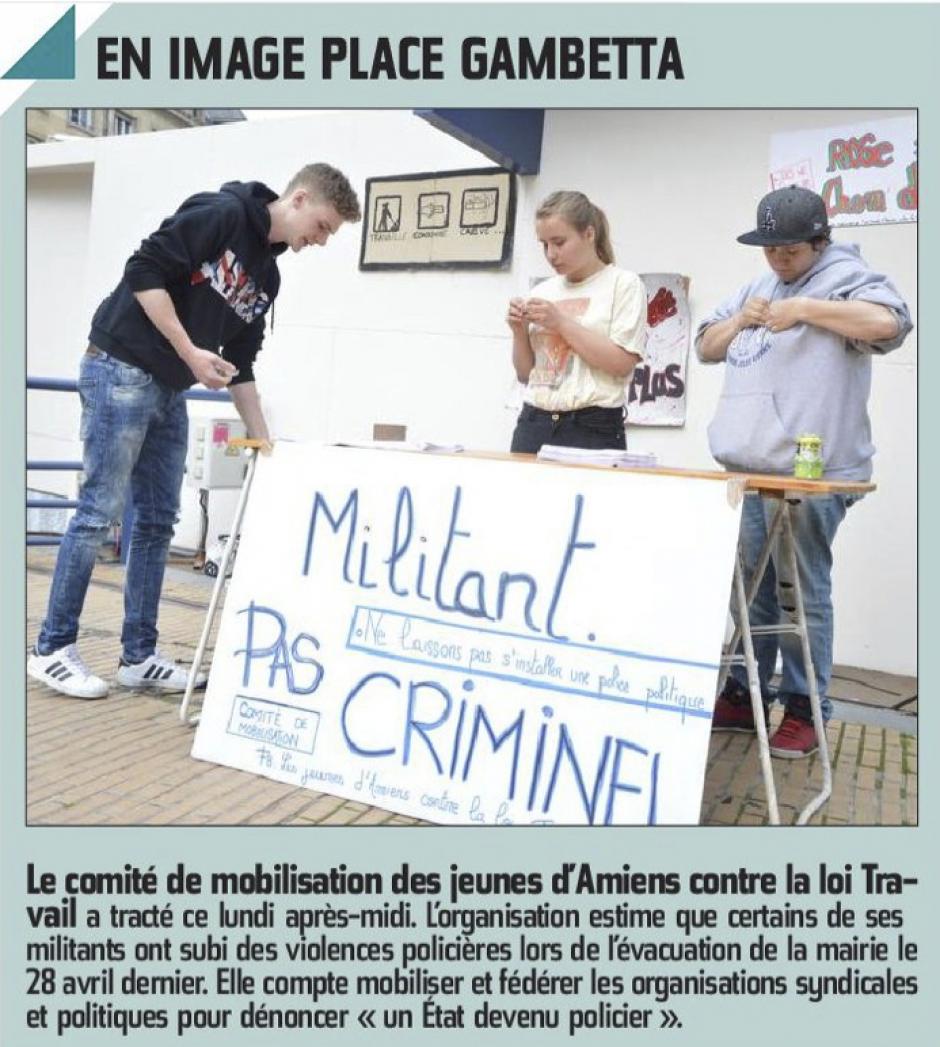 20160517-CP-Amiens-Militant, pas criminel [édition Amiens]