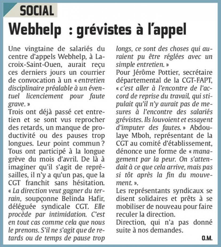 20160518-CP-Lacroix-Saint-Ouen-Webhelp : grévistes à l'appel