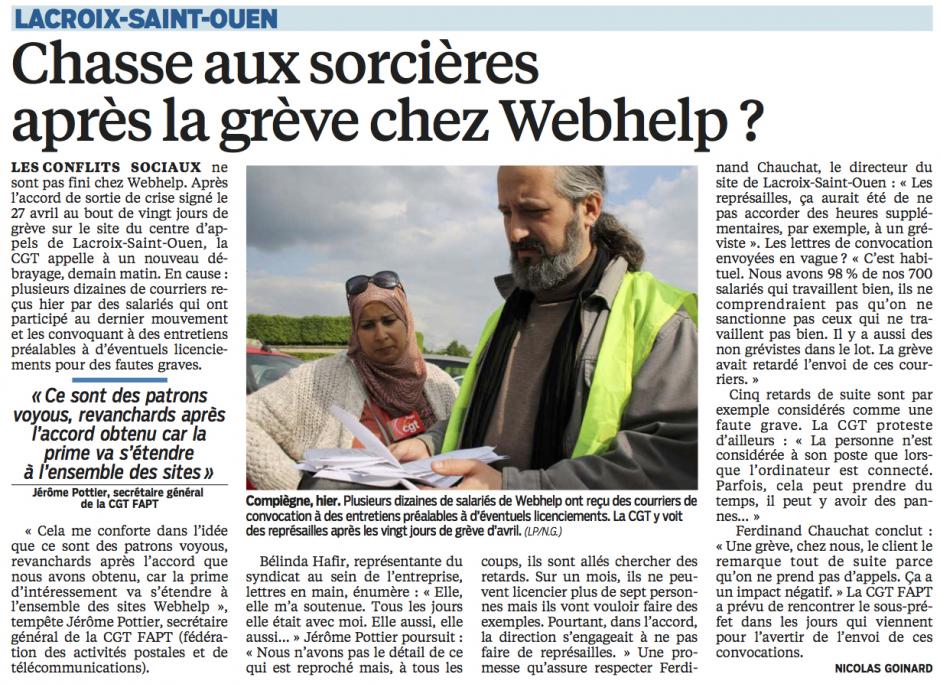 20160518-LeP-Lacroix-Saint-Ouen-Chasse aux sorcières après la grève chez Webhelp ?