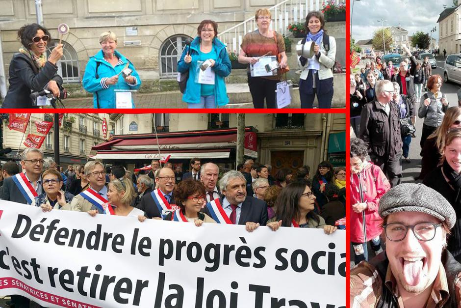 Encore et toujours contre le projet de loi Travail : on ne lâche rien jusqu'au retrait - Oise, après 14 juin 2016