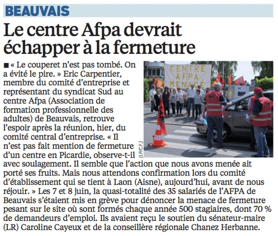 20160622-LeP-Beauvais-Le centre Afpa devrait échapper à la fermeture