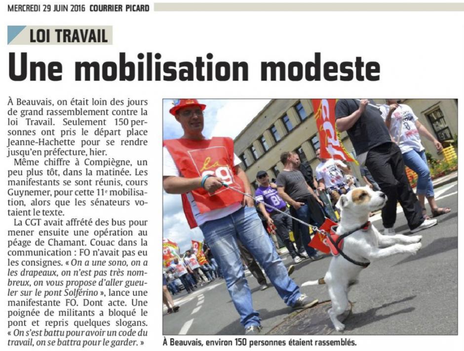 20160629-CP-Oise-Loi Travail : une mobilisation modeste
