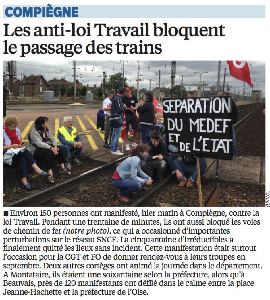 20160706-LeP-Oise-Les anti-loi Travail bloquent le passage des trains