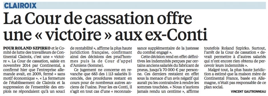 20160707-LeP-Clairoix-La Cour de cassation offre une « victoire » aux ex-Conti