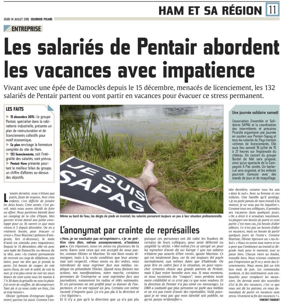 20160714-CP-Ham-Les salariés de Pentair abordent les vacances avec impatience [édition Saint-Quentin]