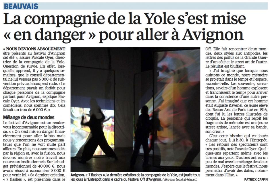 20160724-LeP-Beauvais-La compagnie de la Yole s'est mise « en danger » pour aller à Avignon