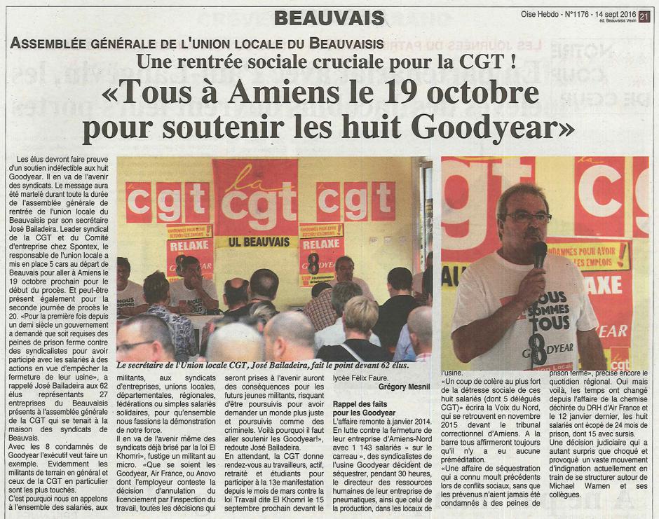 20160914-OH-Beauvais-CGT : « Tous à Amiens le 19 octobre pour soutenir les huit Goodyear »