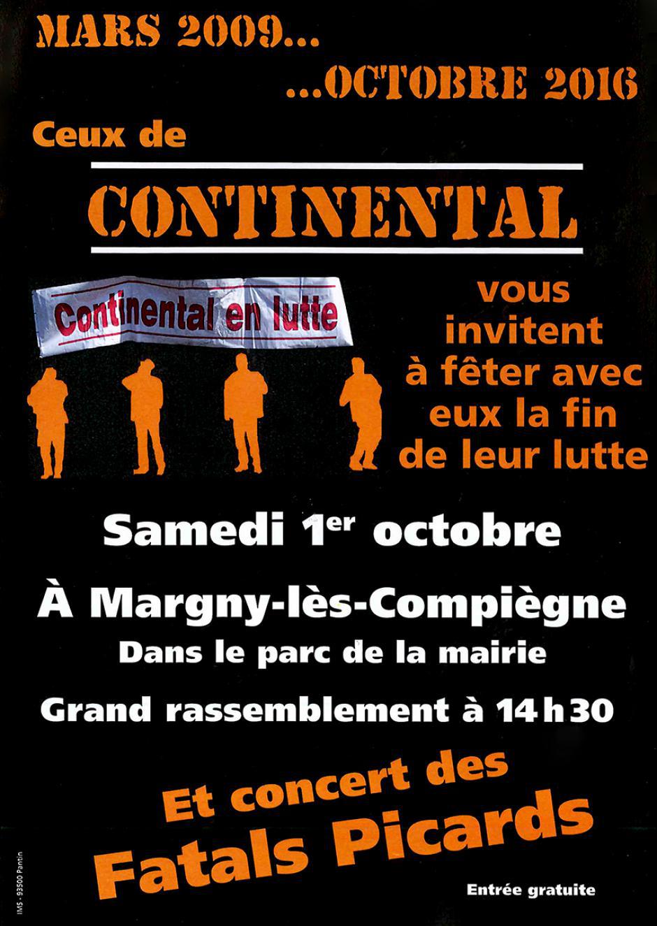 France 3 Picardie-JT 19-20-Margny-lès-Compiègne-Fête de la fin de la lutte des Conti - 1er octobre 2016