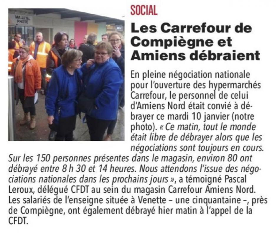 20170111-CP-Picardie-Les Carrefour de Compiègne et Amiens débraient [pages régionales]