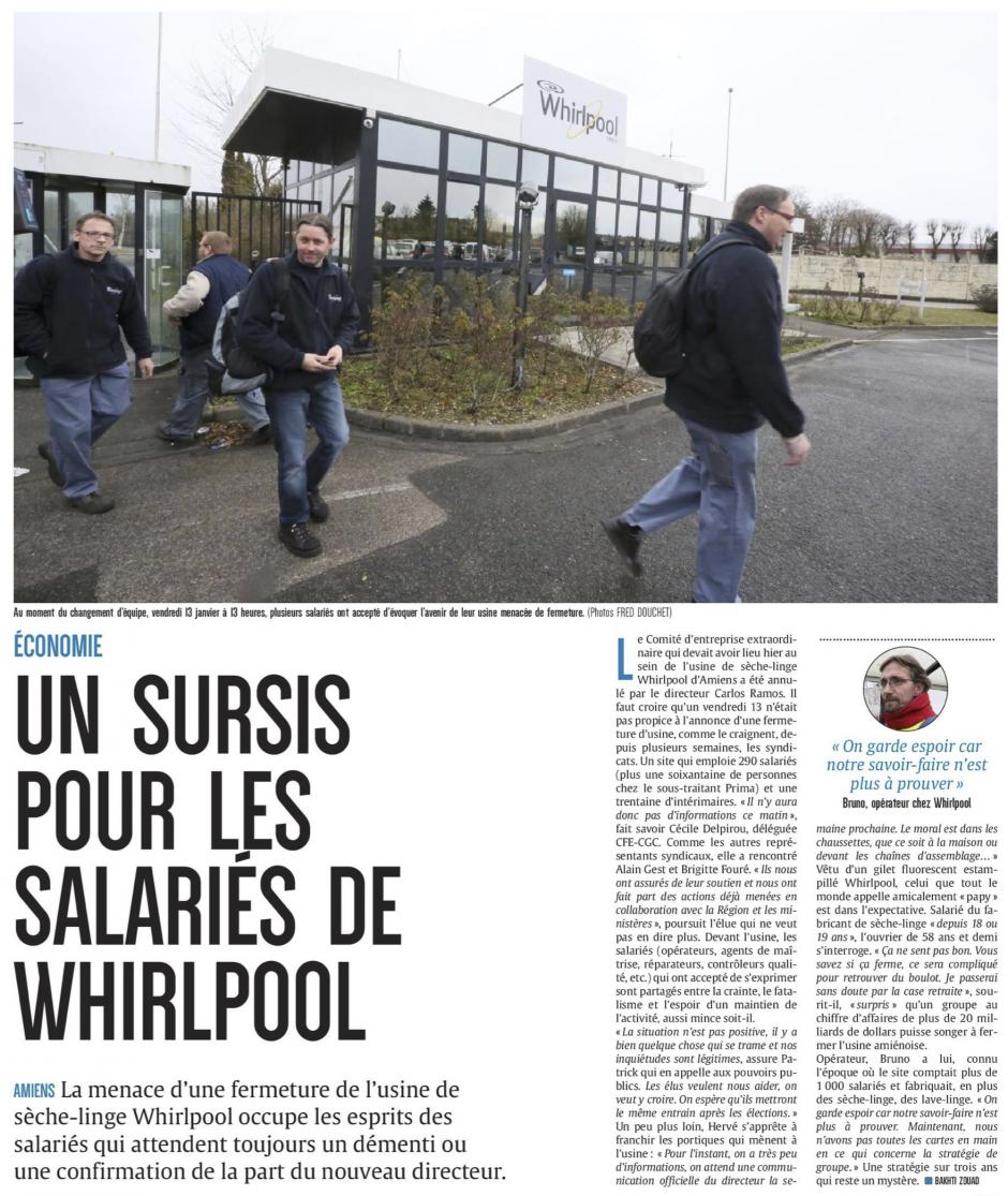20170114-CP-Amiens-Un sursis pour les salariés de Whirlpool [édition Amiens]