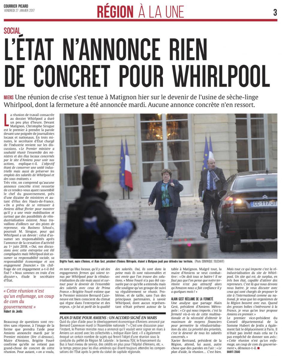 20170127-CP-Amiens-L'État n'annonce rien de concret pour Whirlpool