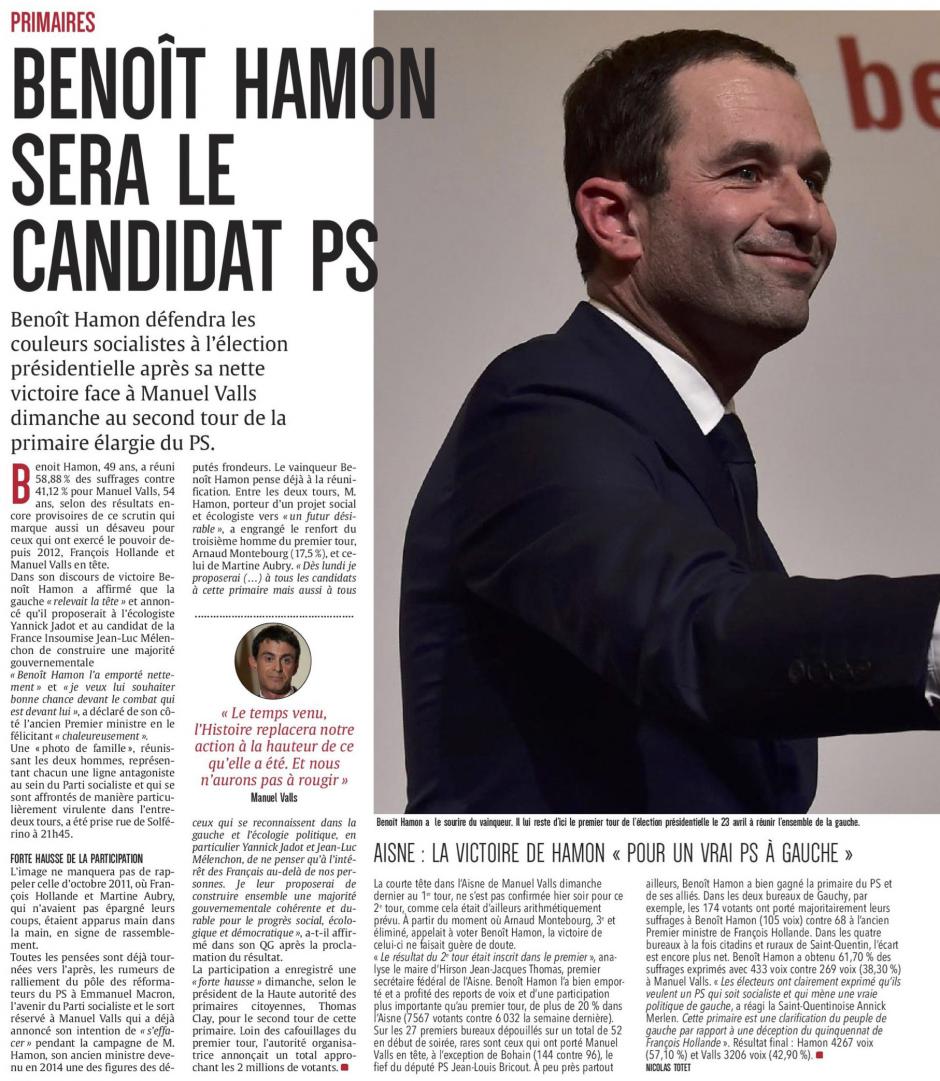 20170130-CP-Picardie-P2017-Hamon sera le candidat PS