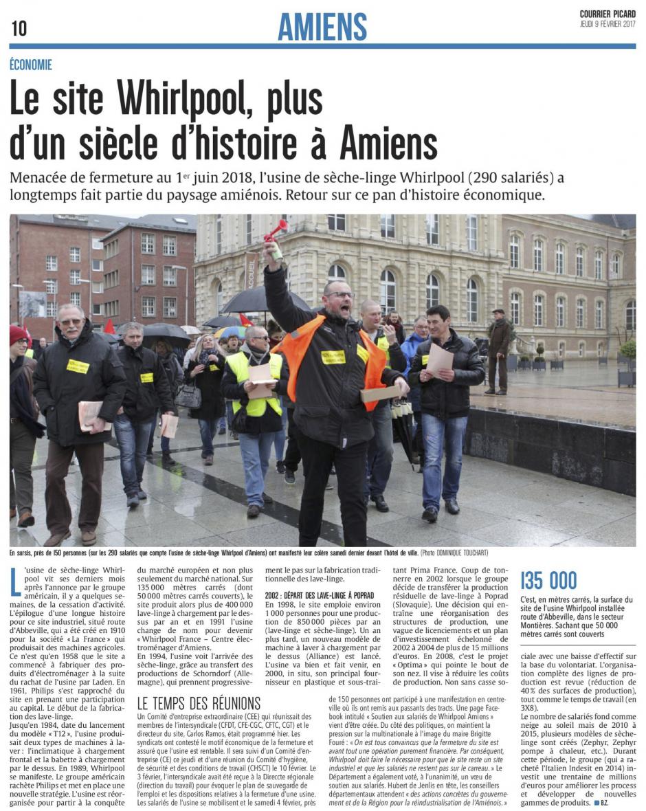20170209-CP-Amiens-Le site Whirlpool, plus d'un siècle d'histoire à Amiens [édition Amiens]