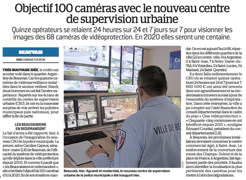 20170325-LeP-Beauvais-Objectif 100 caméras avec le nouveau centre de supervision urbaine
