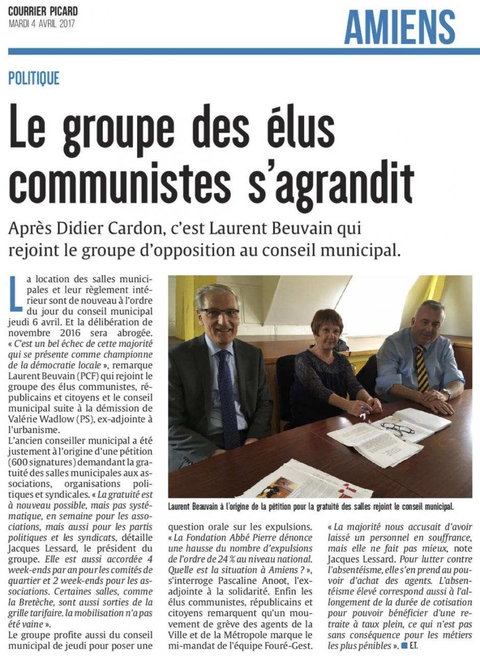 20170404-CP-Amiens-Le groupe des élus communistes s'agrandit [édition Amiens]