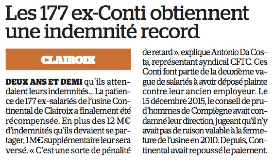 20170411-LeP-Clairoix-Les 177 ex-Conti obtiennent une indemnité record