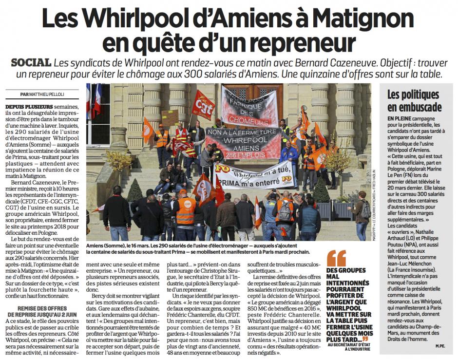 20170413-LeP-Amiens-Les Whirlpool à Matignon en quête d'un repreneur [pages nationales]