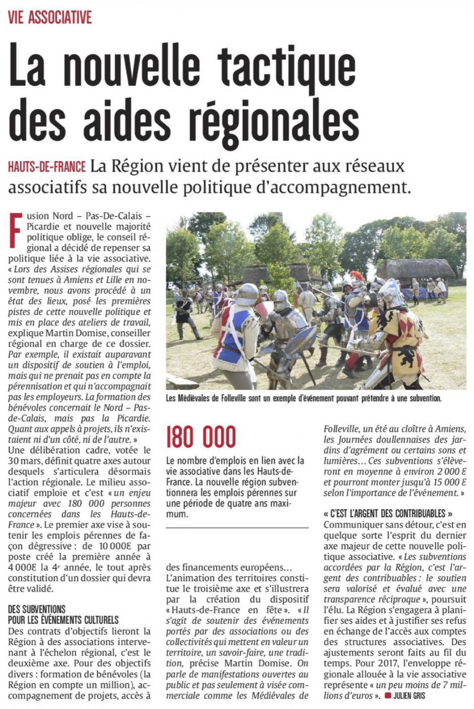 20170423-CP-Hauts-de-France-Vie associative : la nouvelle tactique des aides régionales