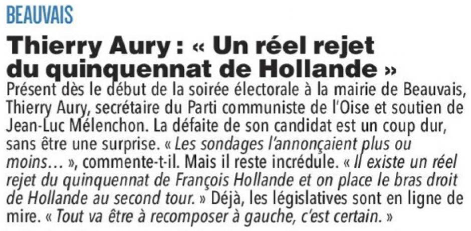 20170425-CP-Beauvais-P2017-Thierry Aury : « Un réel rejet du quinquennat Hollande »