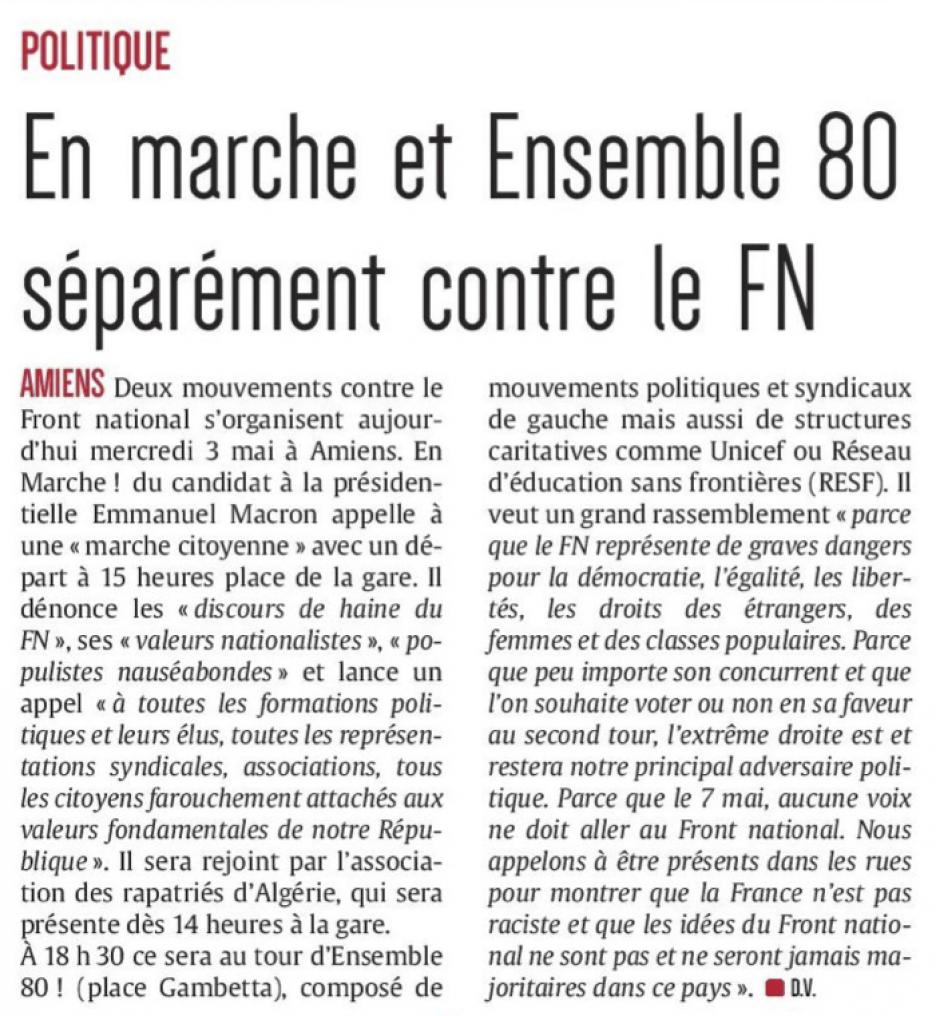 20170503-CP-Amiens-En marche et Ensemble 80 séparément contre le FN