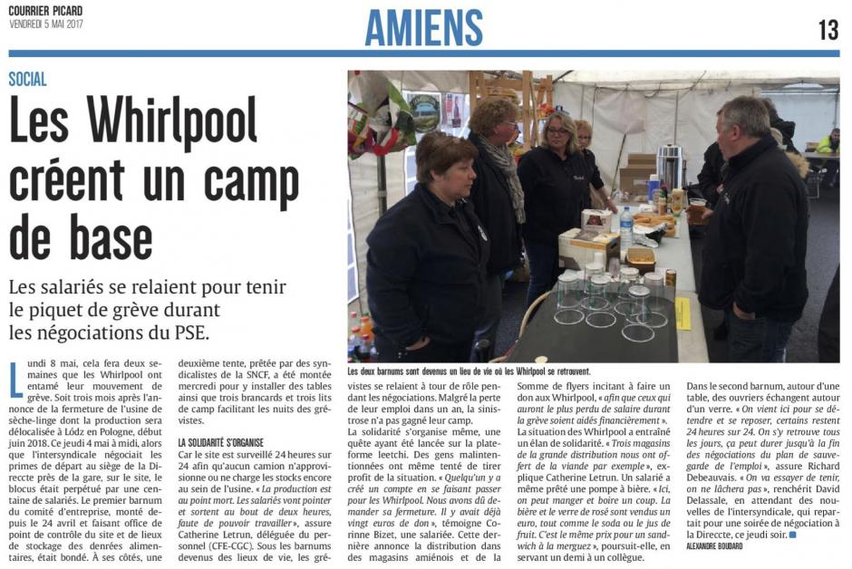 20170505-CP-Amiens-Les Whirlpool créent un camp de base [édition Amiens]