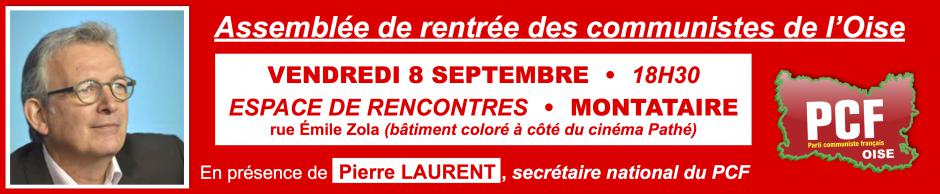 8 septembre, Montataire - Assemblée de rentrée des communistes de l'Oise
