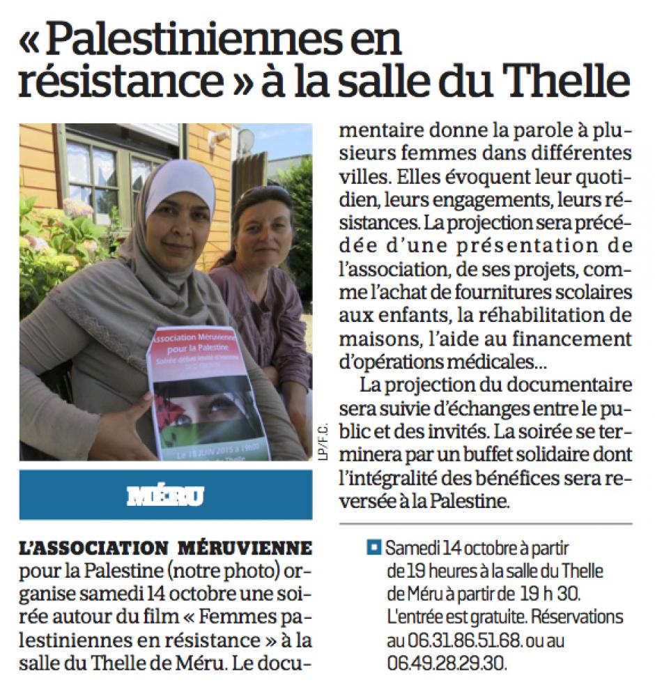 20171006-LeP-Méru-« Palestiniennes en résistance » à la salle du Thelle