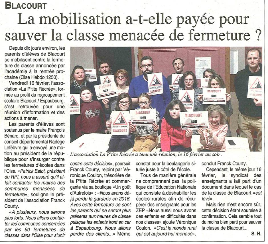 20180221-OH-Blacourt-La mobilisation a-t-elle payée pour sauver la classe menacée de fermeture ?