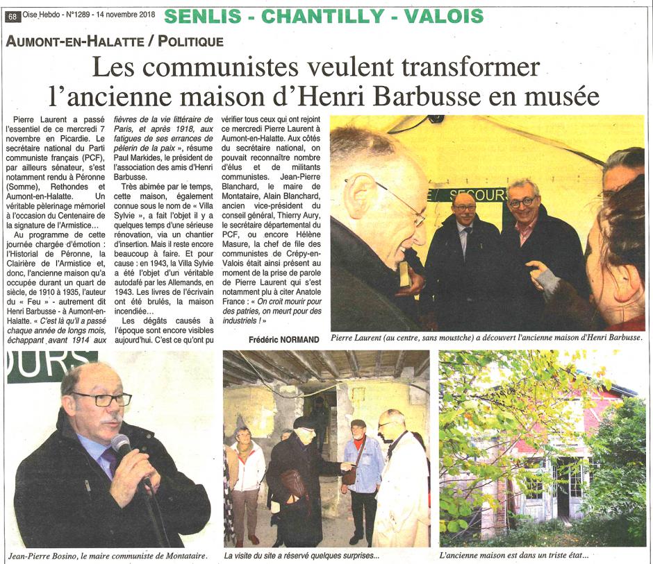20181114-OH-Aumont-en-Halatte-Les communistes veulent transformer l'ancienne maison d'Henri Barbusse en musée