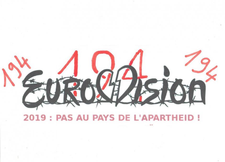 30 mars, Beauvais - AFPS-Pas d'Eurovision pour masquer l'apartheid