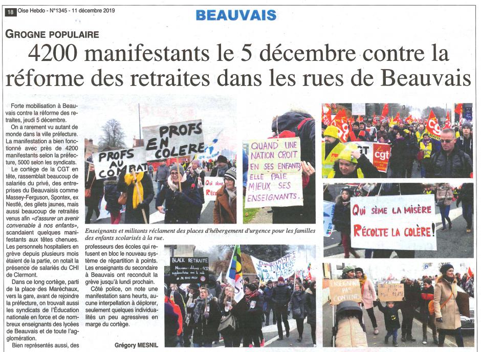 20191211-OH-Beauvais-4 200 manifestants le 5 décembre contre la réforme des retraites dans les rues de la ville