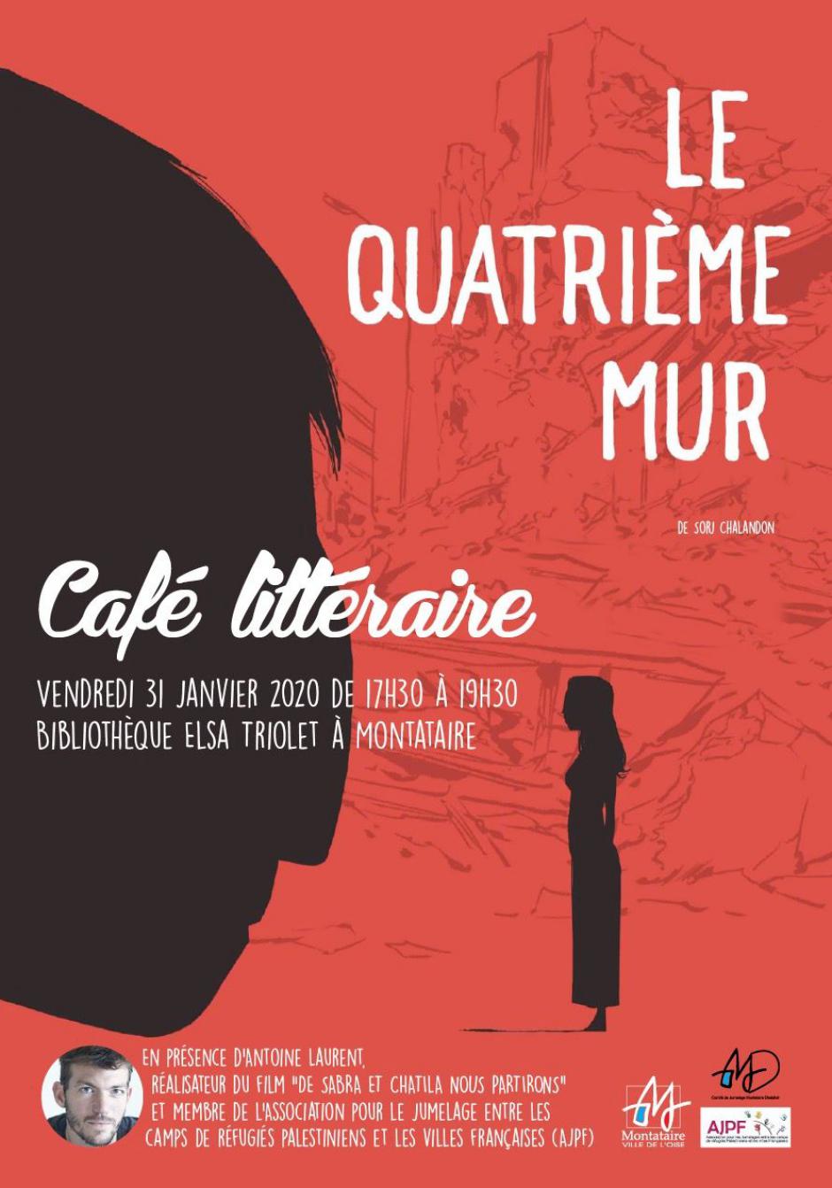 31 janvier, Montataire - AJPF-Café littéraire « Le quatrième mur »