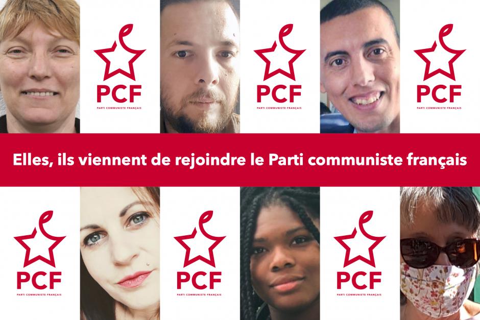 Elles, ils viennent de rejoindre le Parti communiste français… - Oise, juin 2020