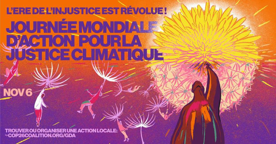 6 novembre, Amiens et Paris - Journée mondiale d'action pour la justice climatique